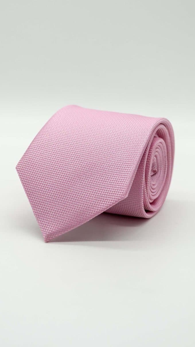 Gravata Regular Básica Rosa
