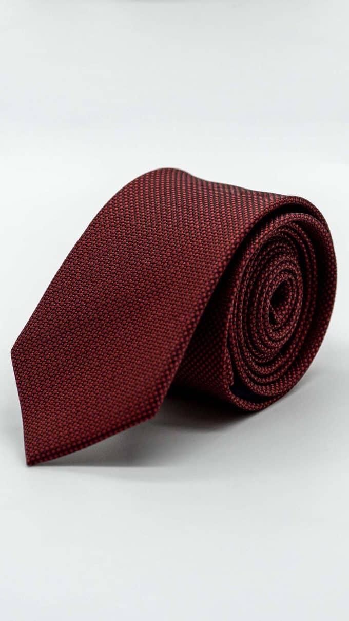 Gravata Skinny Burgundy
