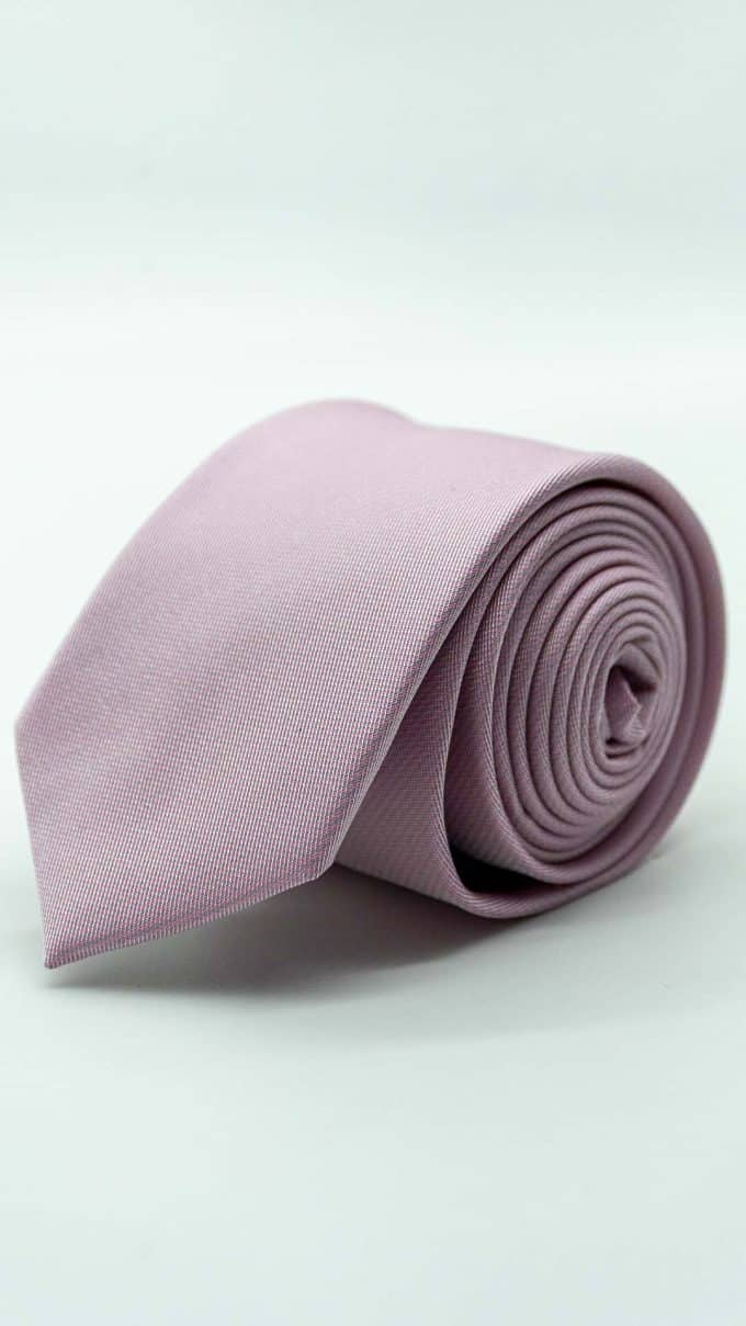 Gravata Skinny Rosa Básica